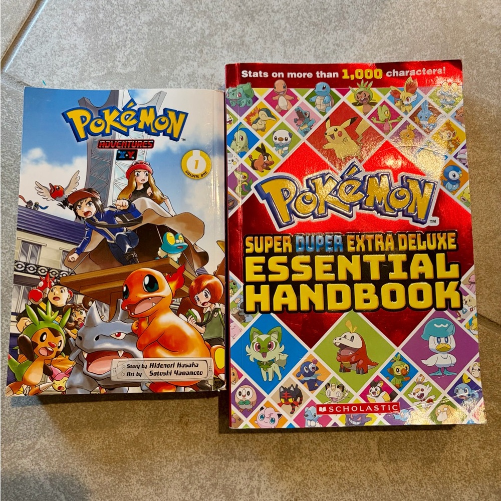 Pokemon Blue Red Yellow & Multicolor Kids Books Pack